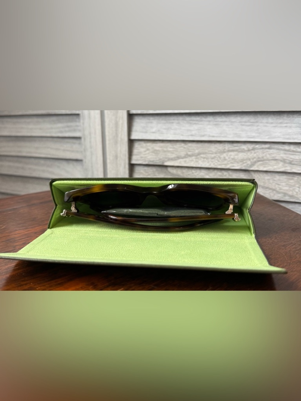 NEW Longchamp Tortoiseshell Cat-Eye Sunglasses - Green Gradient lenses - Picture 8 of 9